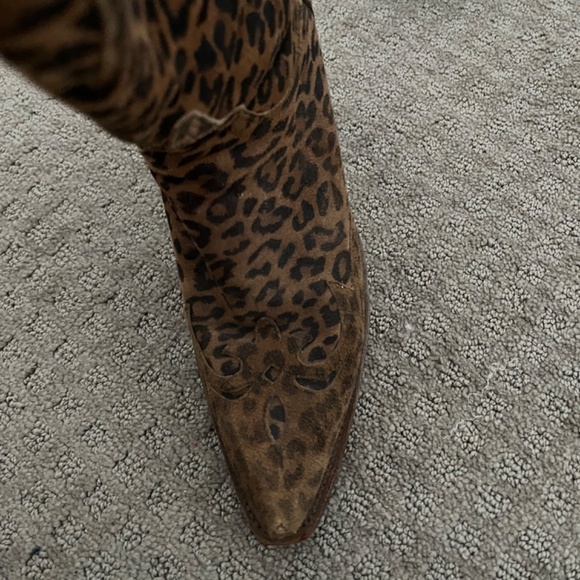 Lucchese Cheetah Print  Boots - Picture 6 of 12